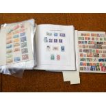 3 Albums of British & world stamps , 1 being a ver