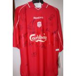 Liverpool signed shirt, size 42/44