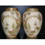 Pair of Bonn vases, Hairline to 1 lip Height 24 cm