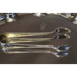 Silver sugar tongs