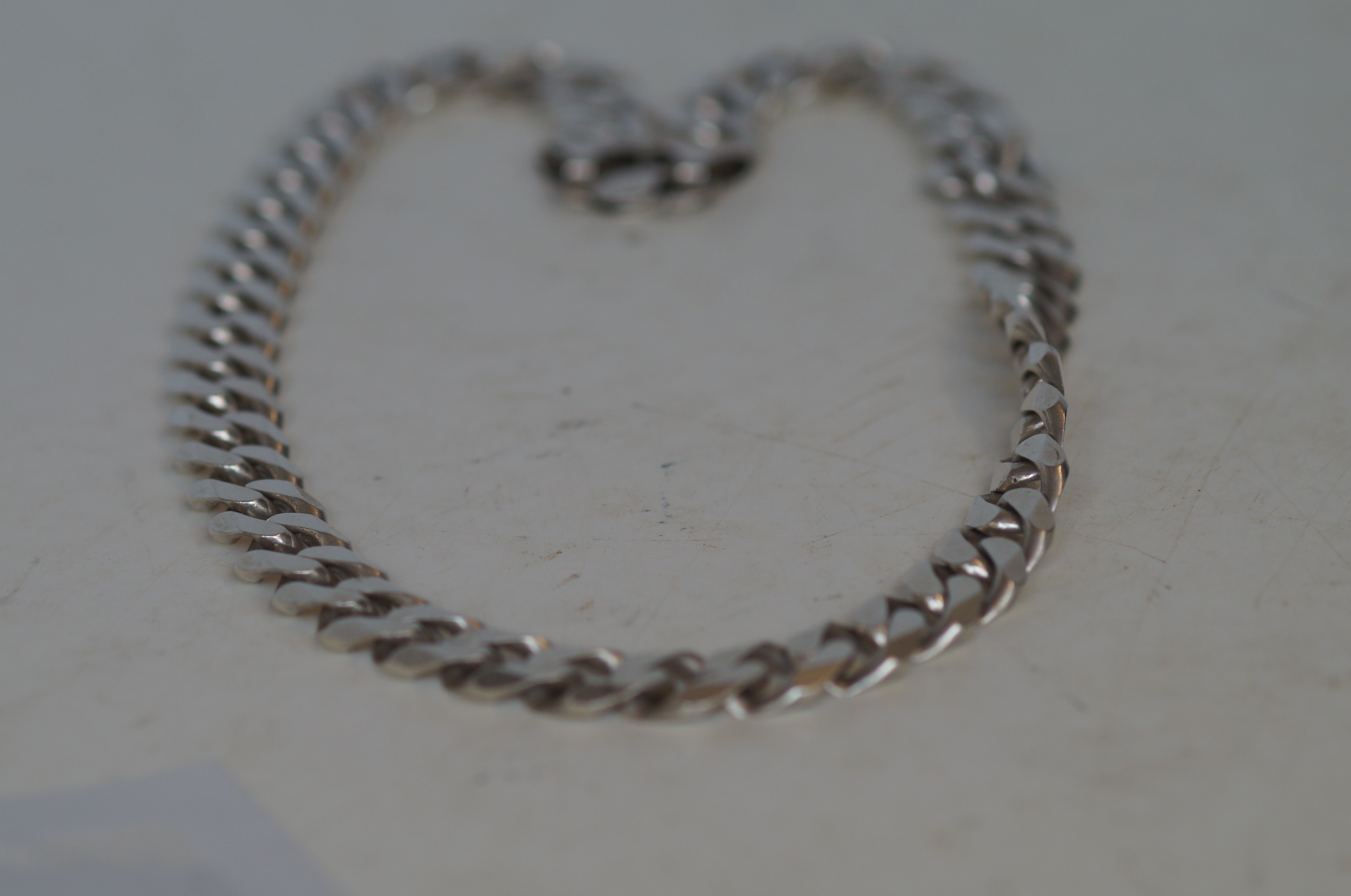 Heavy silver neck chain Weight 170g