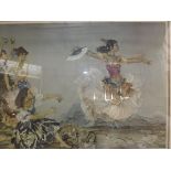 Sir William Russell Flint RA Print Signed in Penci
