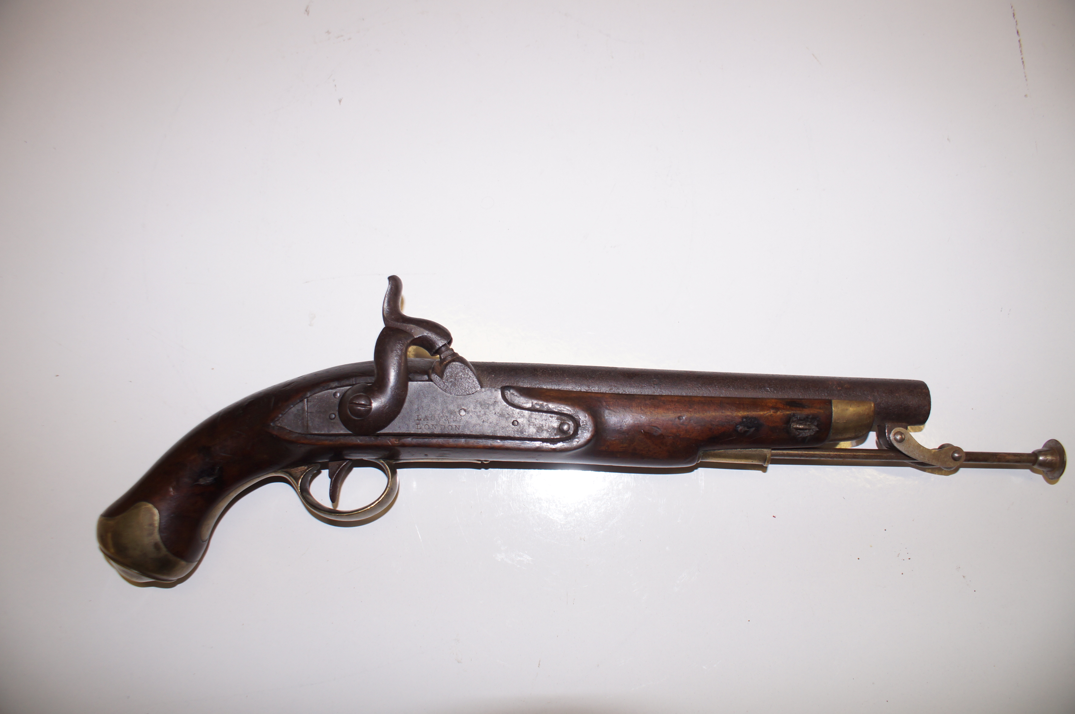 Early 19th century Lacy & Co London flintlock pist