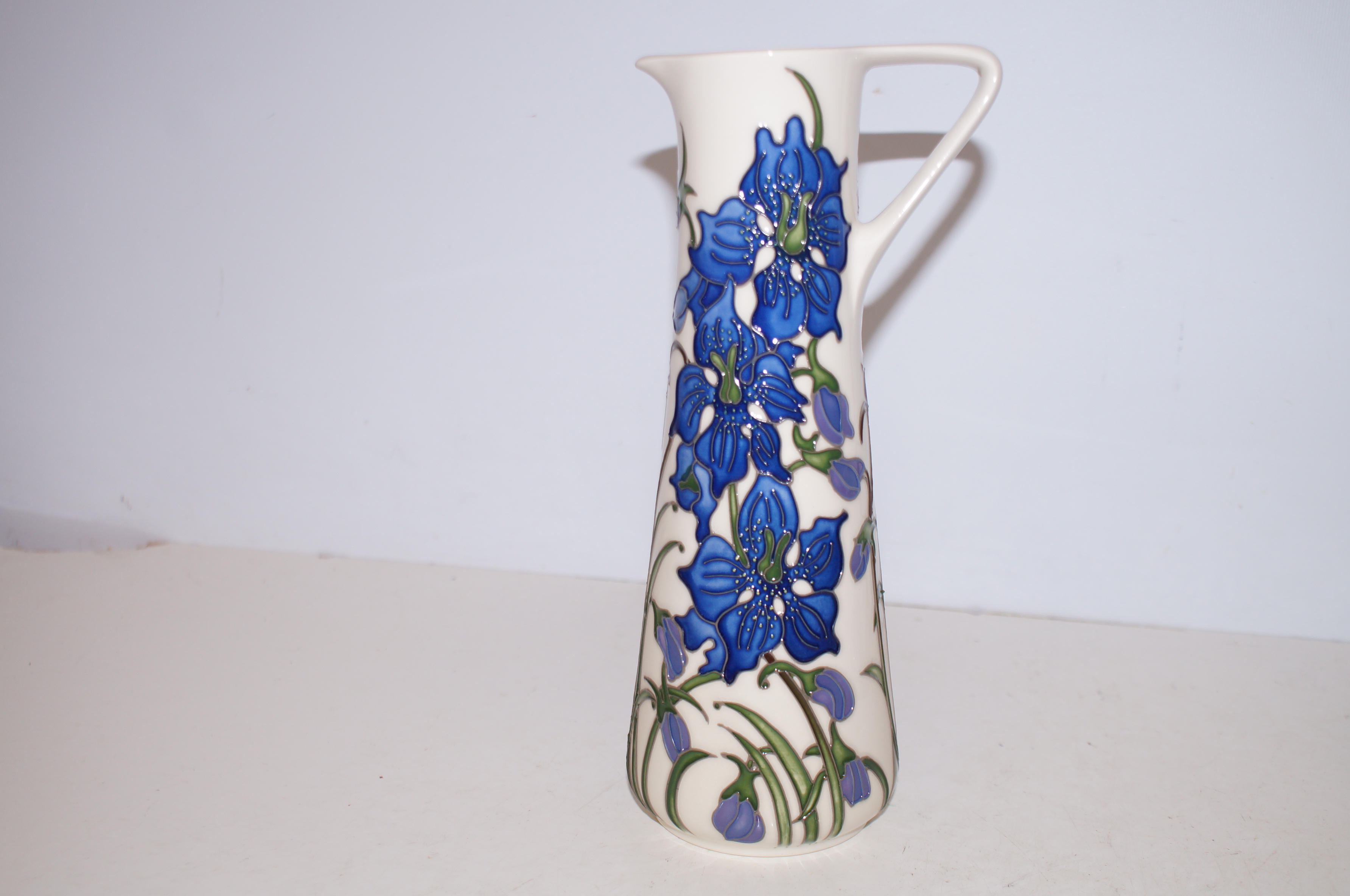 Moorcroft large Delphinium jug