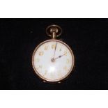 14ct Gold cased pocket watch boxed