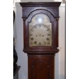 Early 19th century long case cottage clock (North