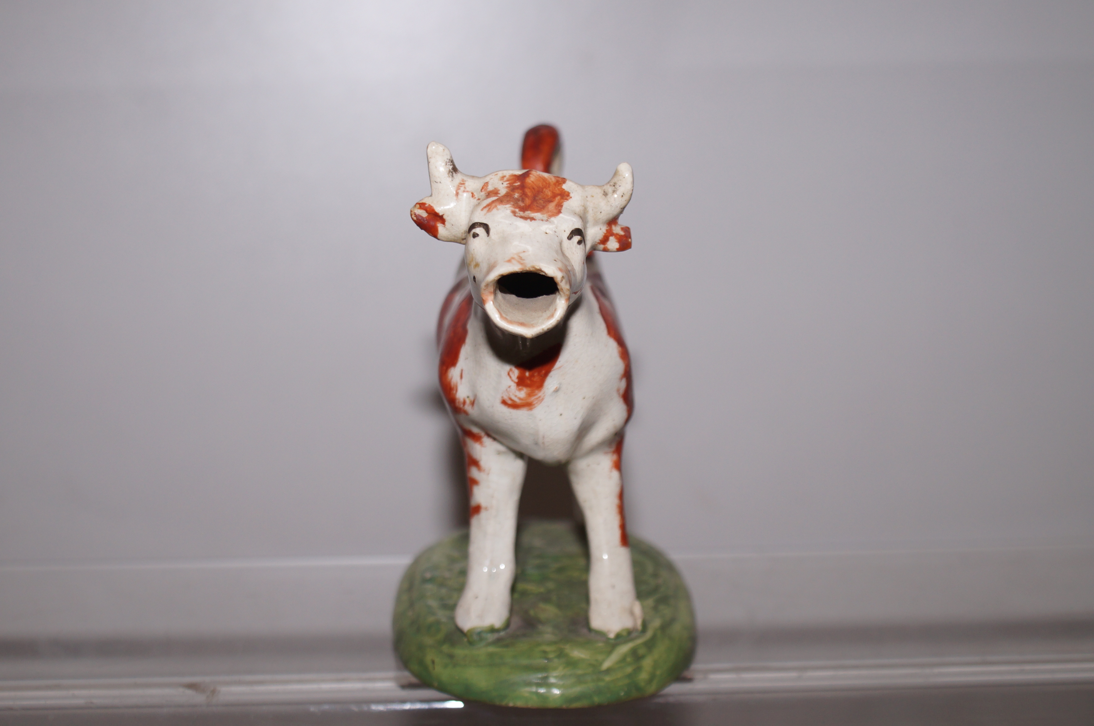 Late 18th Early 19th Century Cow Creamer with Cove - Image 2 of 3