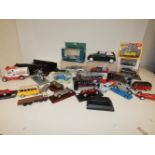 Large Collection of model vehicles, some boxed