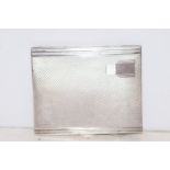 Silver art deco cigarette case, Birmingham