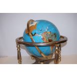 Large gems stone globe Height 46 cm