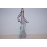 Lladro figure of lady Height 36 cm