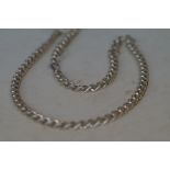 Silver heavy neck chain Length 24 inch