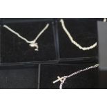 3 silver chains boxed