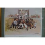 Margaret Chapman signed print with blind stamp