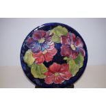 Large Moorcroft plate A/F