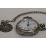 Gents double albert chain & pocket watch A/F