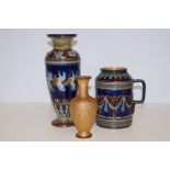 2x Royal Doulton vases together with a Royal Doult