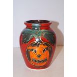 Anita Harris trail pumpkin vase