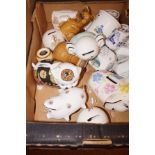 Box of ceramic money boxes