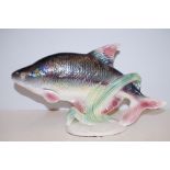 1960's ceramic fish Length 38 cm