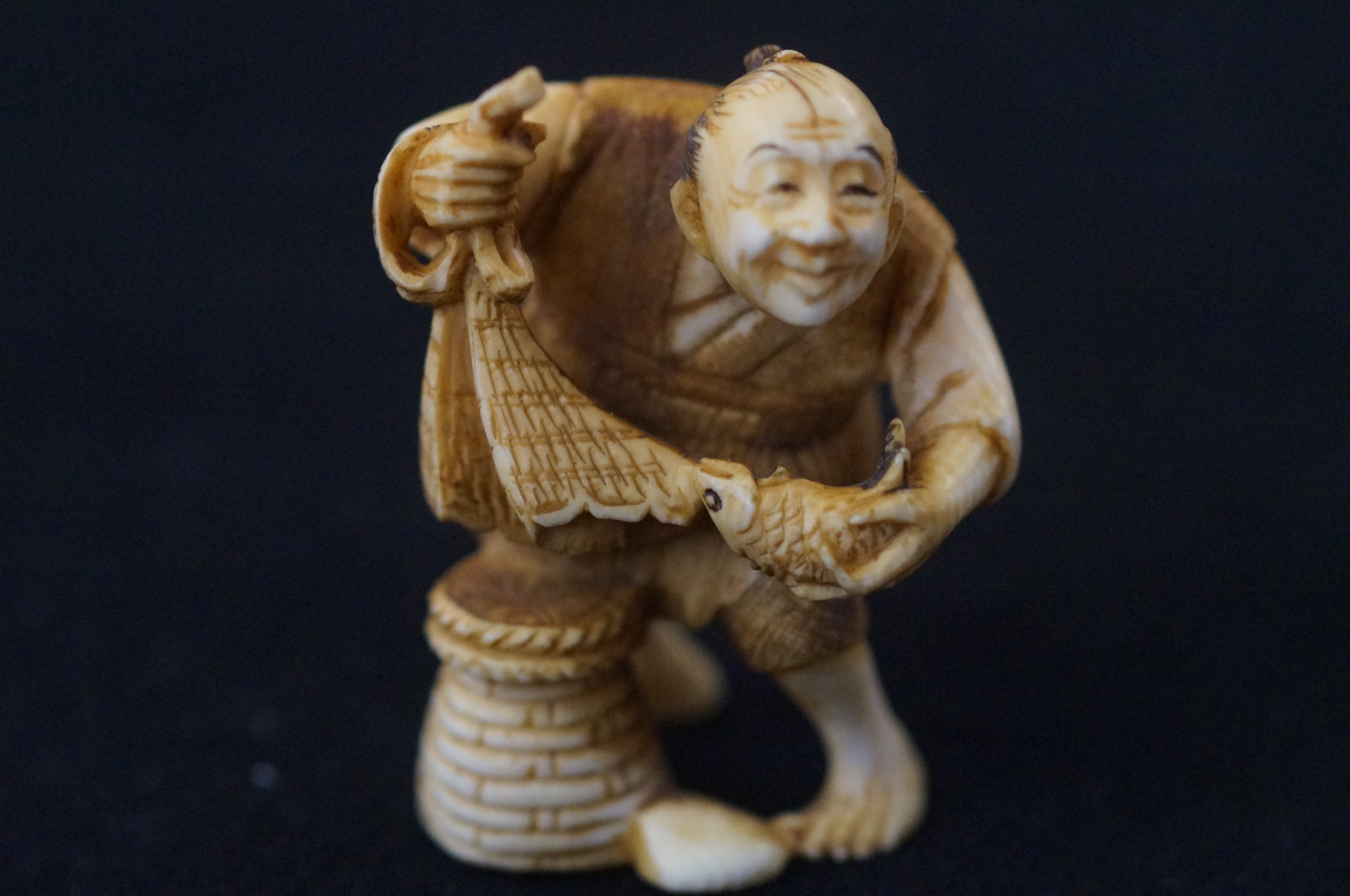 Ivory Netsuke from the Japanese Mejia period - fis