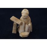 Ivory Netsuke from the Japanese Mejia period - Old