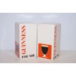 Carlton Ware `Guinness` advertising salt and peppe