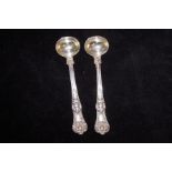 2x Victorian spoons London hallmark with Monarchs