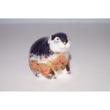 Royal crown derby riverside beaver gold stopper si