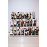 Collection of 24 Royal Doulton Dickins characters.
