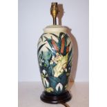 Moorcroft lamp. Height 29 cm