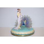 Royal Doulton HN2827 Juno & The peacock figure lim