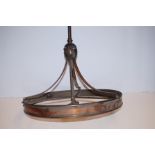 Early 20th century copper ceiling hanging light