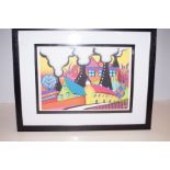 Framed Lorna Bailey print Burslem