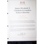 Queen Elizabeth II complete coronation stamp colle