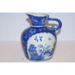 Blue and White oriental jug