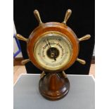 Small barometer 'Giochard' in the form of a ships