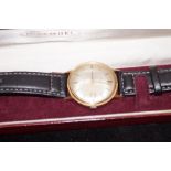 Gents 9ct Gold rotary James Dean wristwatch