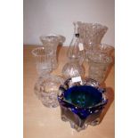 Royal Doulton decanter & other glass ware