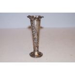 Silver Chester hallmarked bud vase