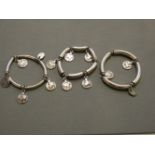 3 Bibi bijoux bracelets