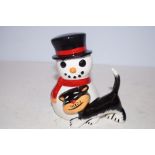 Lorna Bailey snowman & cat