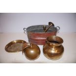 Collection of brass & copper ware