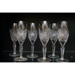 6x Thomas Webb wine glasses - All with original bo