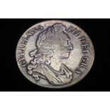 William III silver crown dated 1695