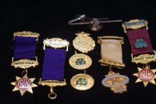 Collection of masonic badges & medals
