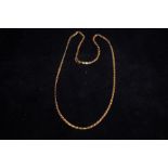 9ct Gold chain Weight 4.3g