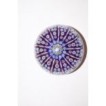 Millefiori Perthshire paperweight with central P