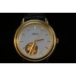 Gents roamer manual wind wristwatch with skeleton