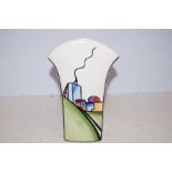 Lorna Bailey deco house round top vase